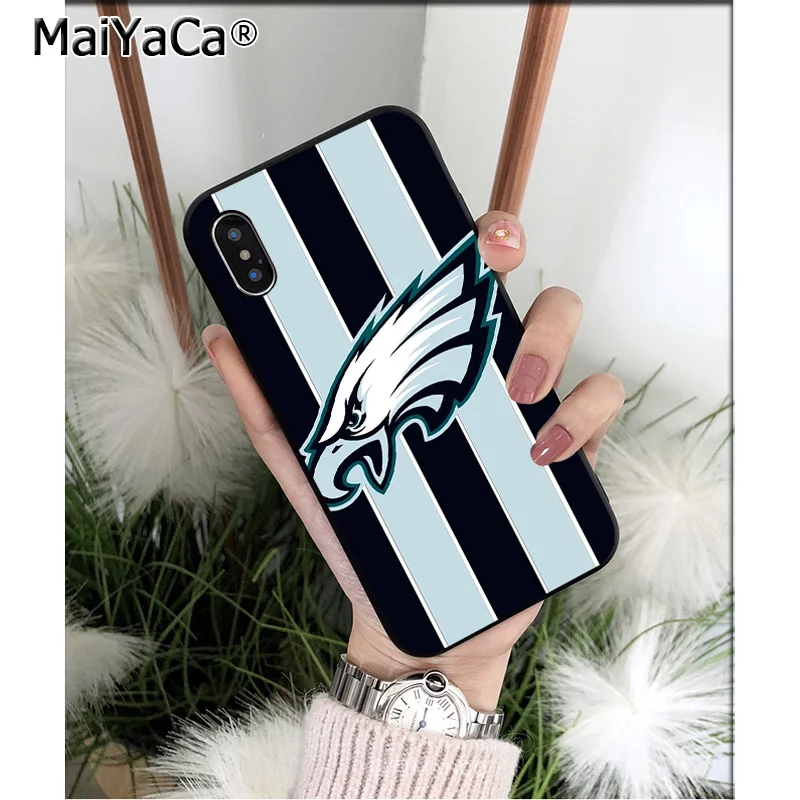 MaiYaCa Philadelphia Eagles высококачественный чехол для телефона iPhone 5 5Sx 6 7 7plus 8 8Plus X XS MAX XR