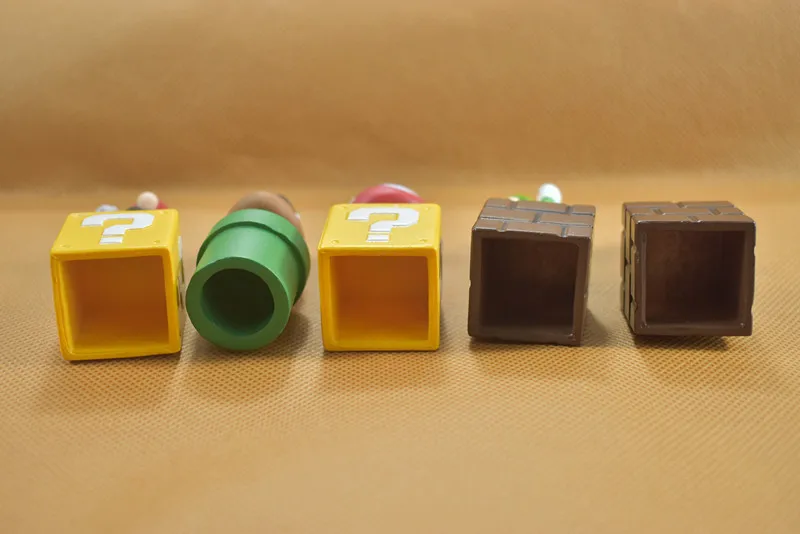 5pcs/lot Super Mario Figure Model Dolls Block Goomba Luigi Koopa Troopa Mushroom Mini Figures Toys Gifts Home Decor | Игрушки и хобби