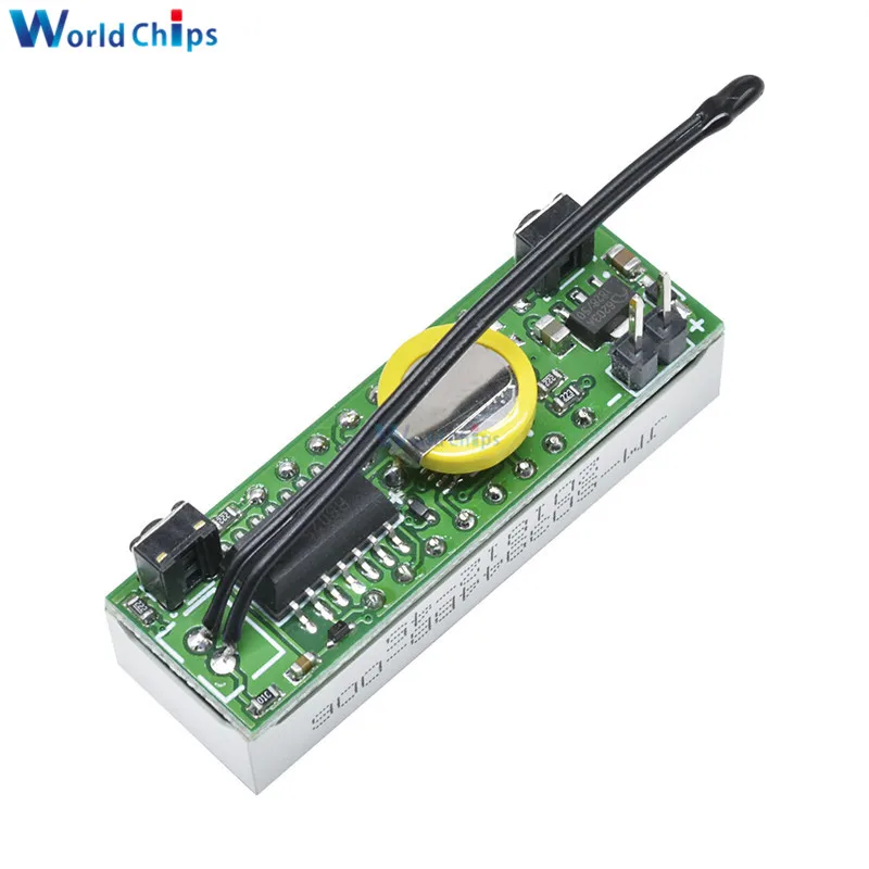 3 в 1 Diy цифровые часы температура напряжение комплект DS3231SN 5-30 в DC diy Электронный красный синий зеленый светодиодный модуль часов для Arduino