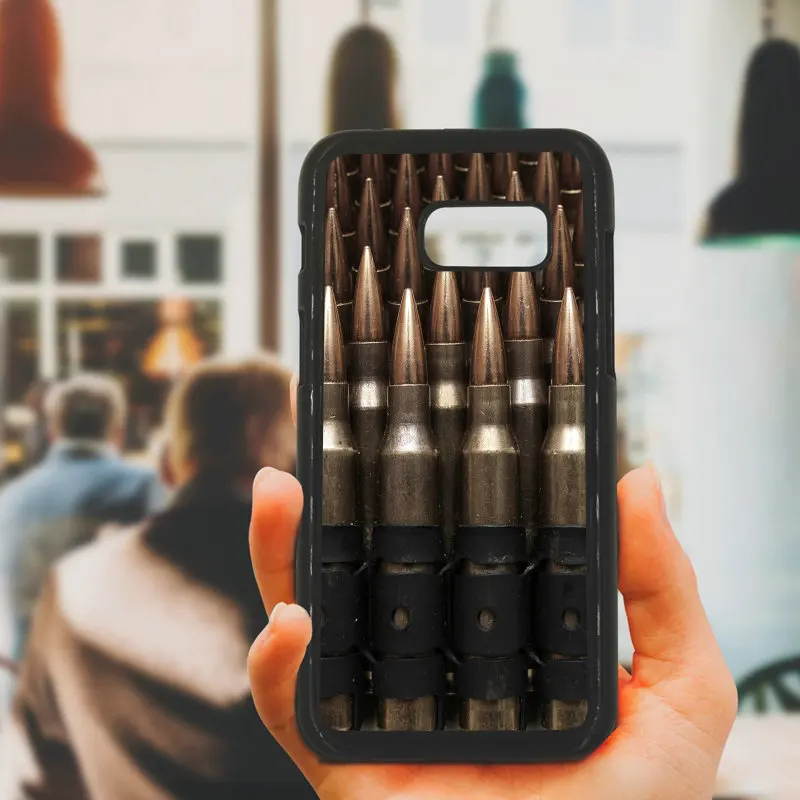 Army Fan Weapons Bullets Cell Phone Cases Hard PC Cover for Samsung Galaxy A3 A5 A7 A8 2015 2016 2017 2018 Note 8 5 3 2 Shell |