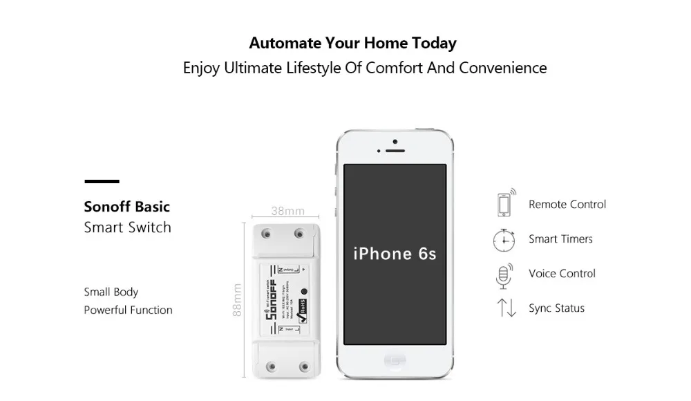 Itead Sonoff сенсорный Wifi переключатель WiFi релейный модуль 220 В беспроводной светильник таймер переключатель, S20 ЕС умная розетка для автоматизации умного дома