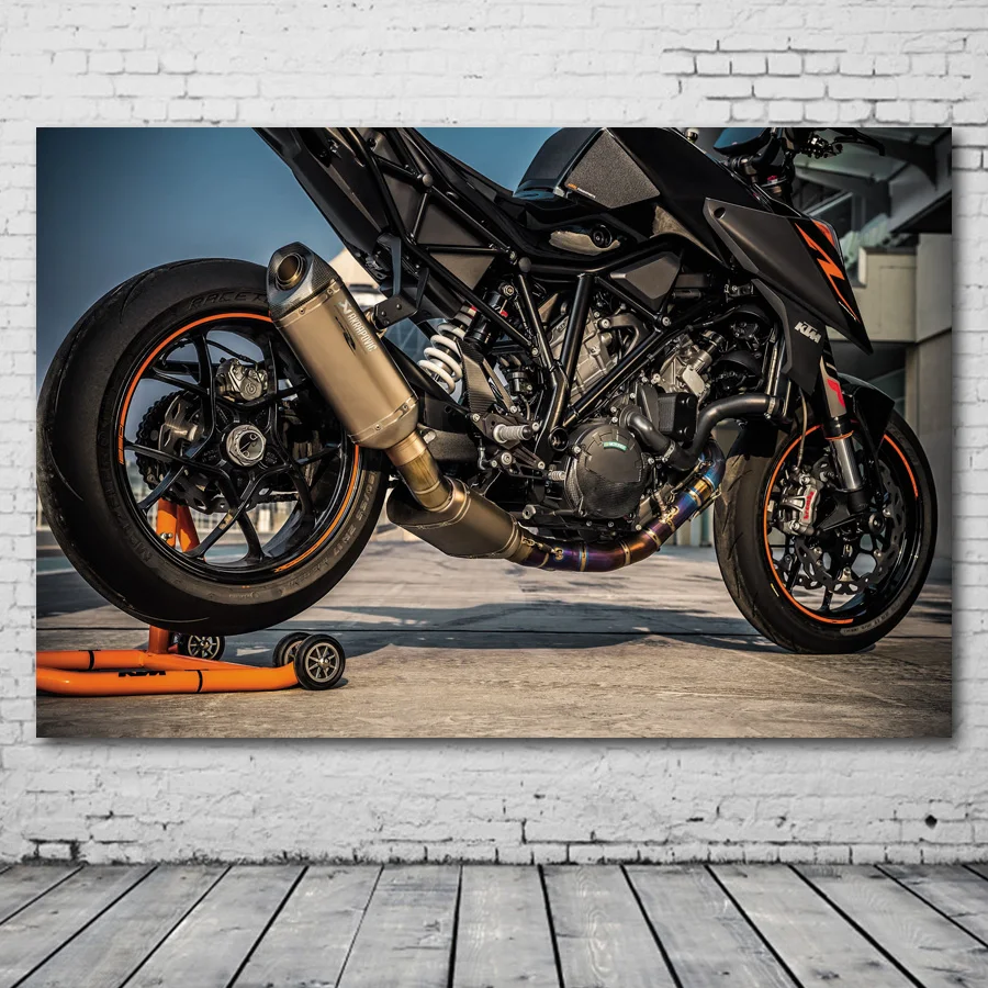 Мотоцикл 1290 супер велосипед стены Плакаты и художественная печать на холсте