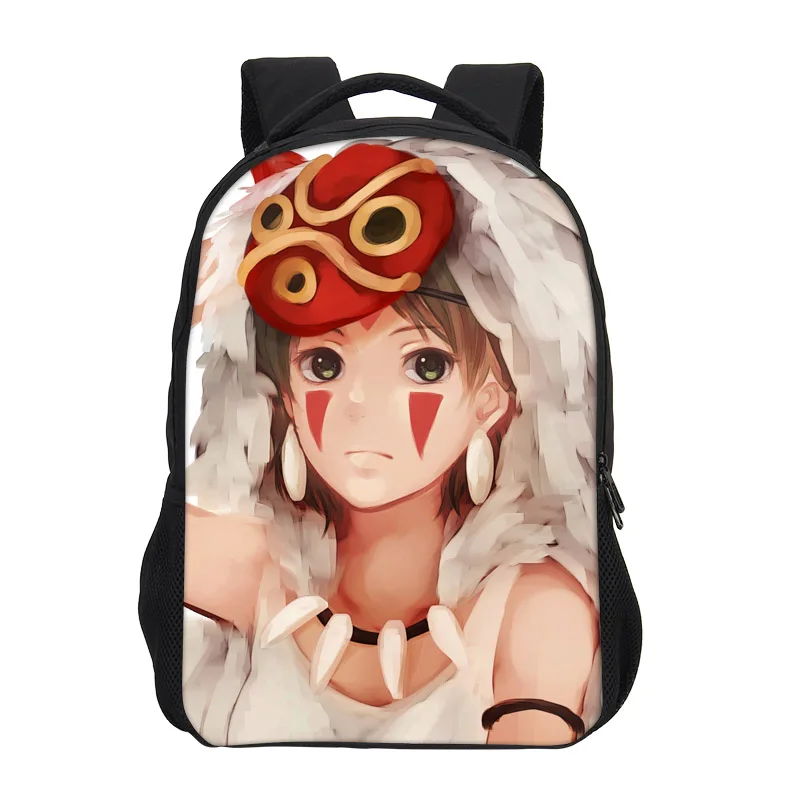 

VEEVANV School Bags Princess Mononoke 3D Printing Backpack Fashion Girls Shoulder Bag New Casual Mochila Children Backpack Daily