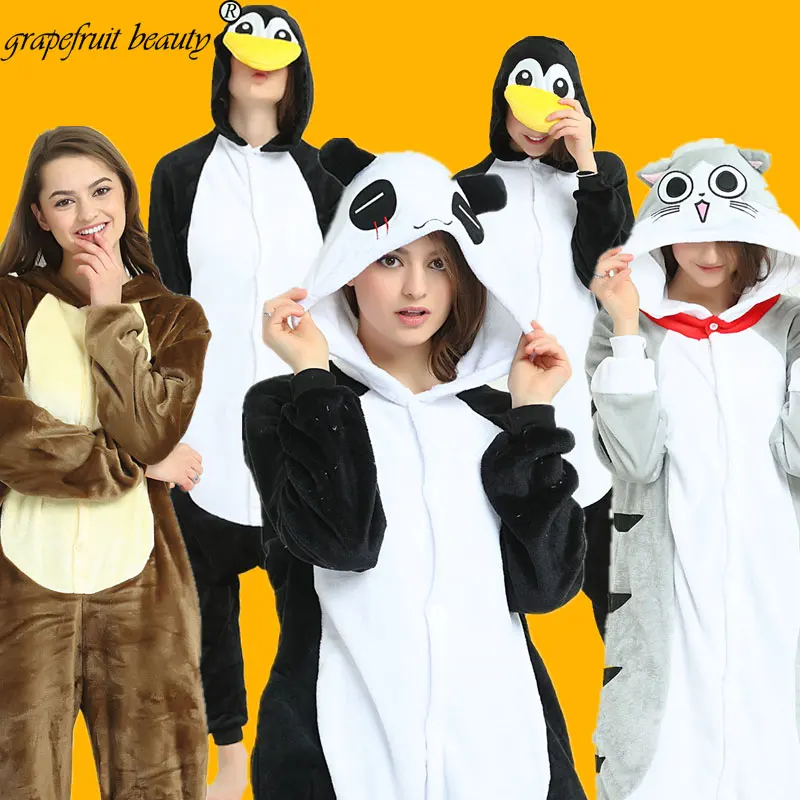 2019 новые зимние серые милые пижамы для взрослых животных на Хэллоуин Серый Волк