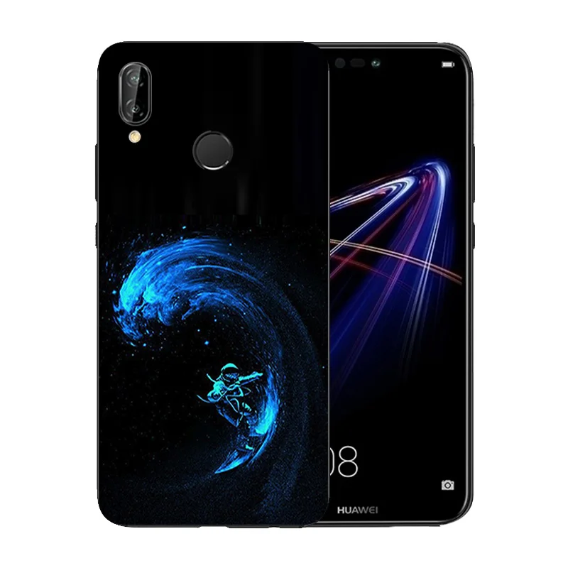 5 84 дюймов для Huawei P20 Lite противоударный чехол nova 3e космическая Луна узор