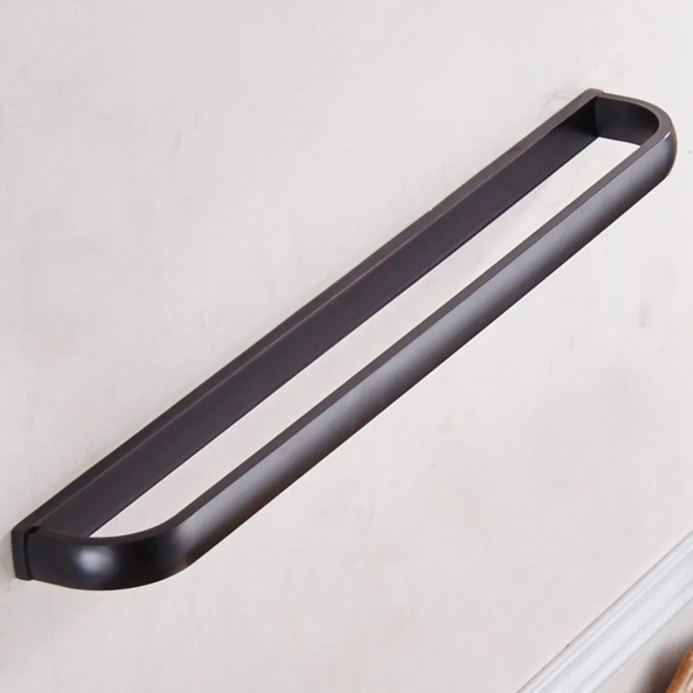 Leyden Modern Golden ORB Chrome Antique Brass Wall Mounted Bathroom Single Towel Bar Holder Rack Hanger Bath Hardware | Обустройство