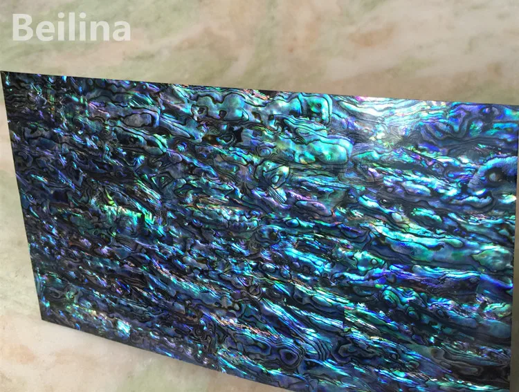 Новая Зеландия panua abalone shell ламинат лист с черной спинкой для деревянной инкрустации и домашнего ремесла украшения материал толщина 0,2 мм