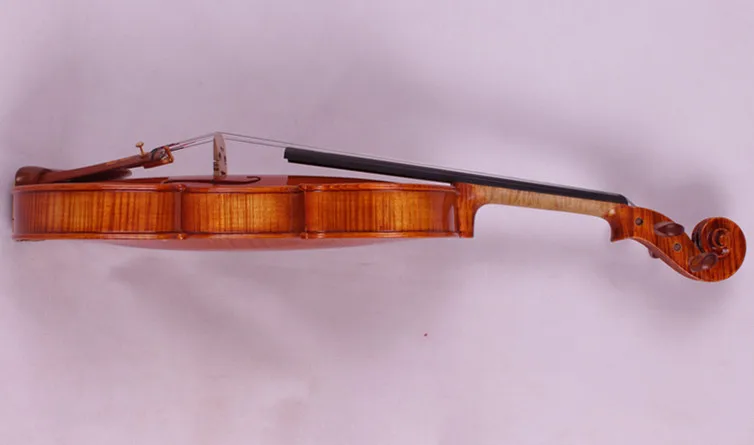 4 струны 4/4 скрипка черное дерево детали Пламя клен задняя антикварная лак ель