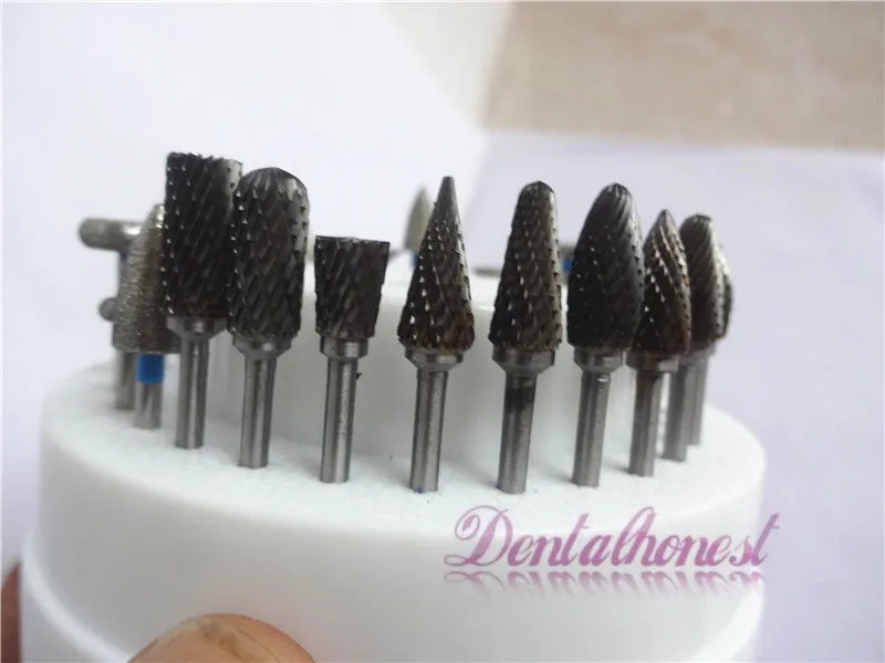 Стоматологические дрели из нитрата вольфрамовой стали 10 шт. стоматологические 2