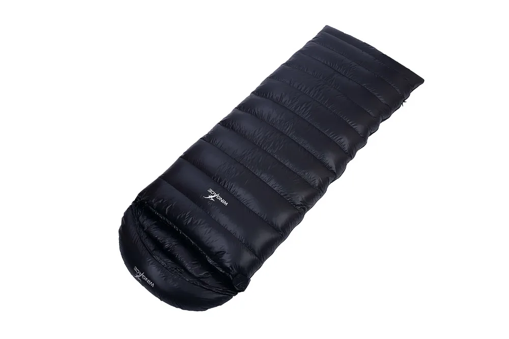 WINGACE Fill, 600 г, 1000 г, спальный мешок на утином пуху, зимний, походный, для кемпинга, конверт, для взрослых, для путешествий, спальный мешок, Сверхлегкий