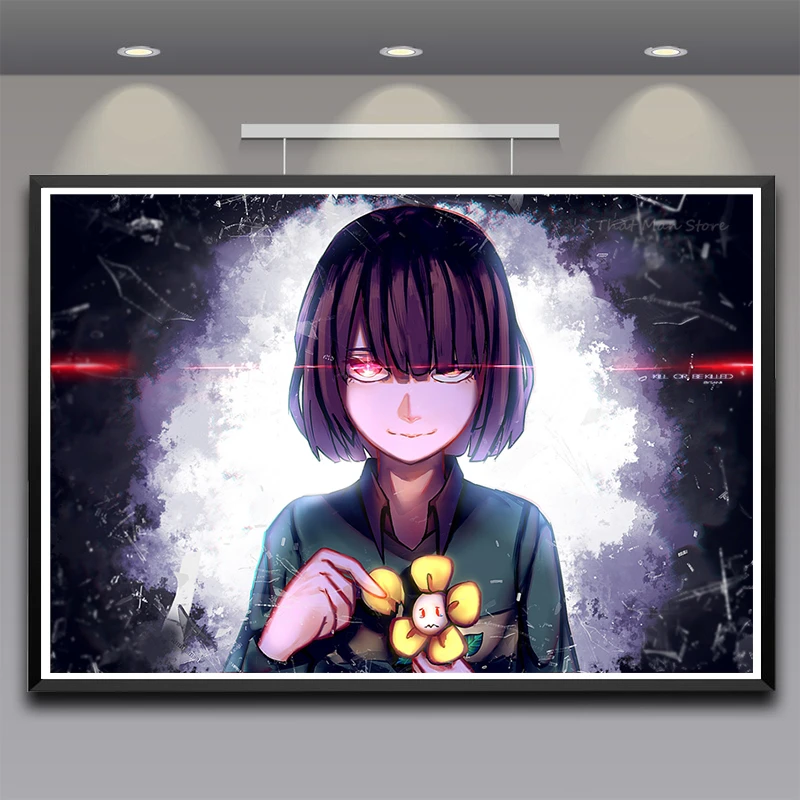 Плакаты undertale настенный плакат бар кафе высокое качество печать рисунок