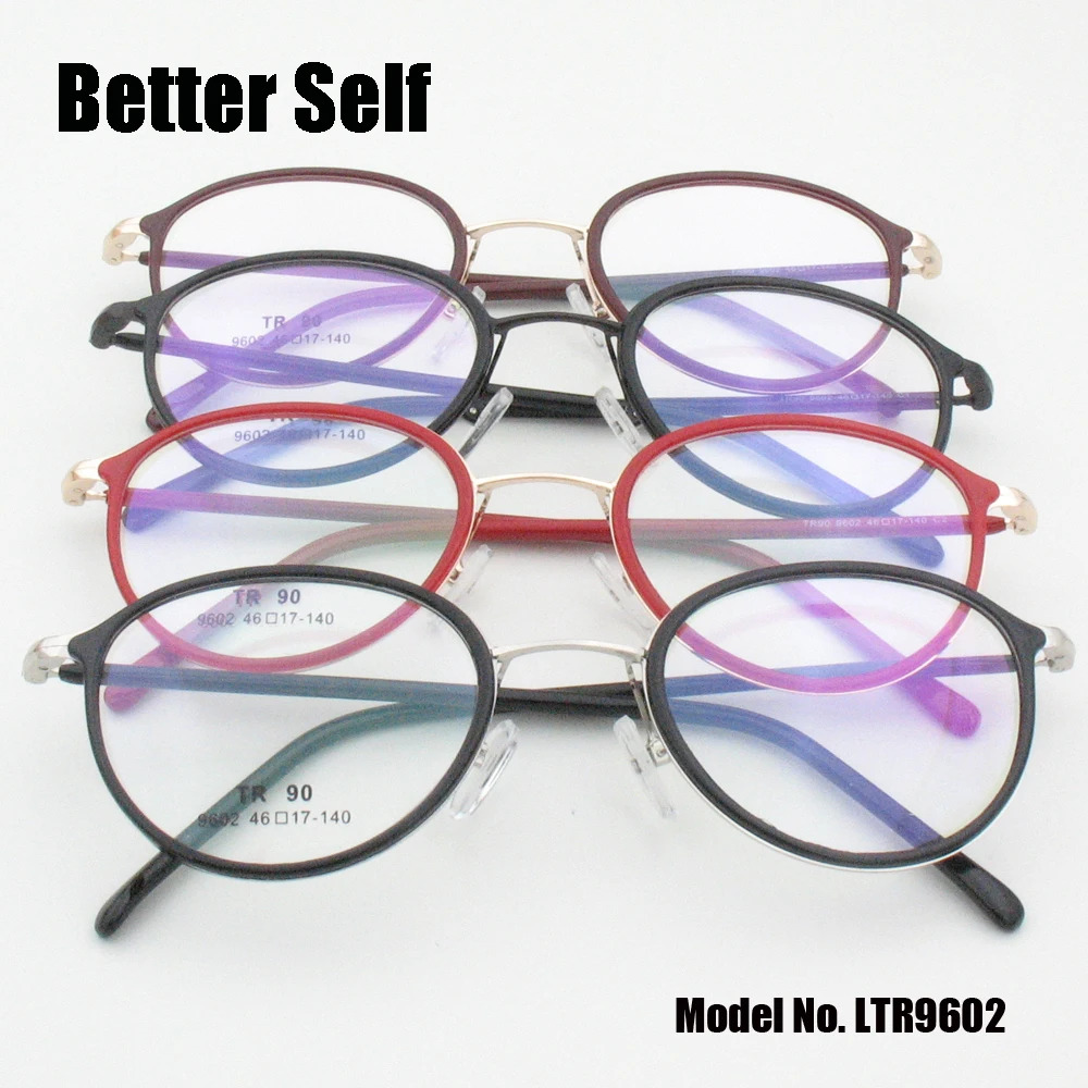 Лучше себя LTR9602 ретро круглые очки оправа женские оптические прозрачные линзы