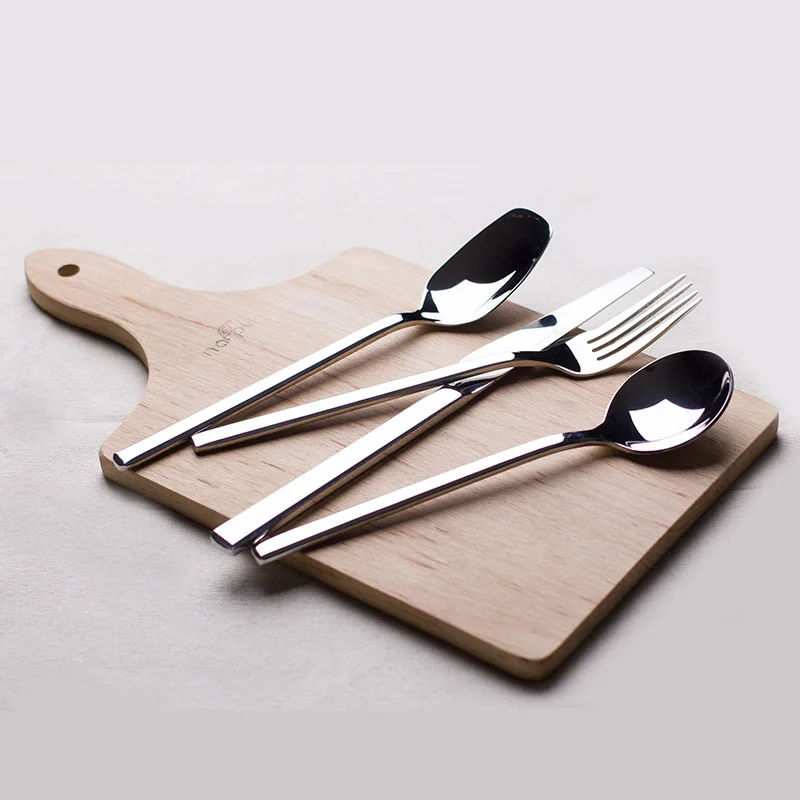 16 шт. набор столовых приборов из нержавеющей стали|stainless steel dinnerware set|dinnerware setknife fork
