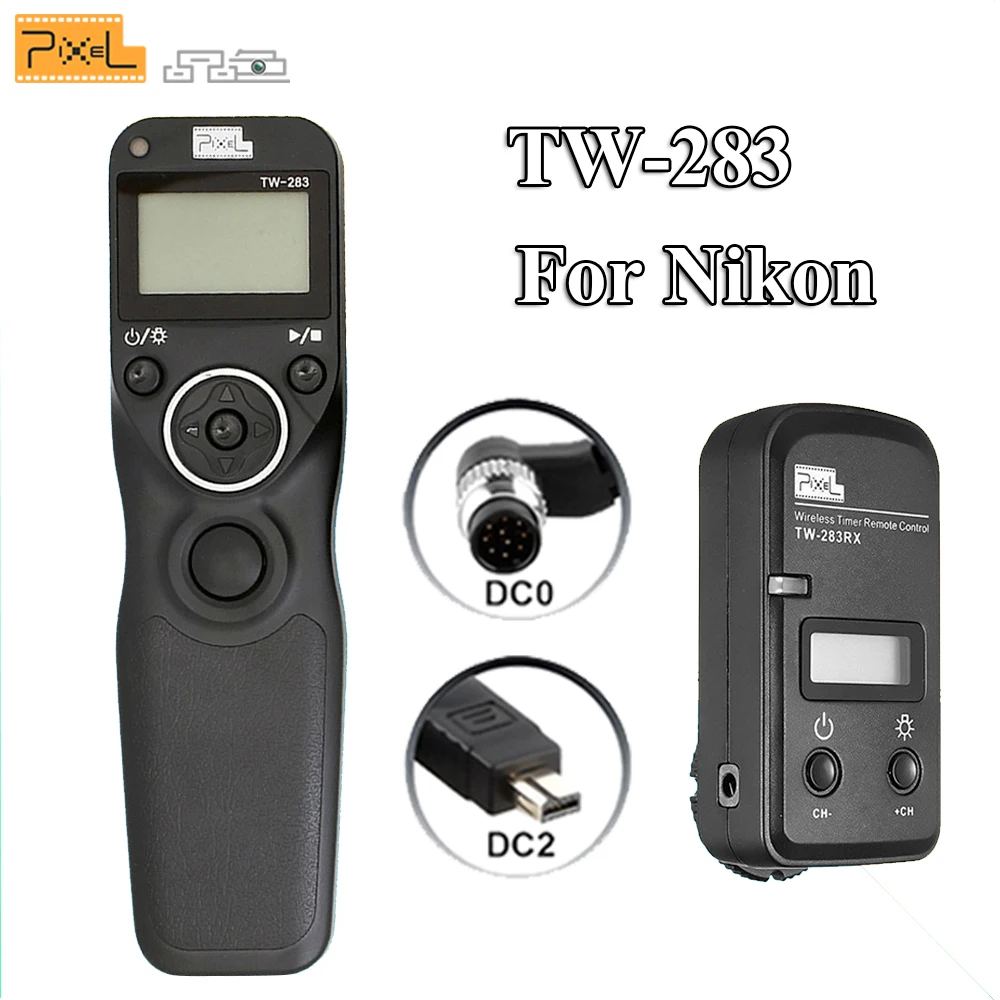 Беспроводной Таймер для цифровых зеркальных камер Nikon D3100 D7100 D7000 D5100 D5000 Pixel TW 283/DC0