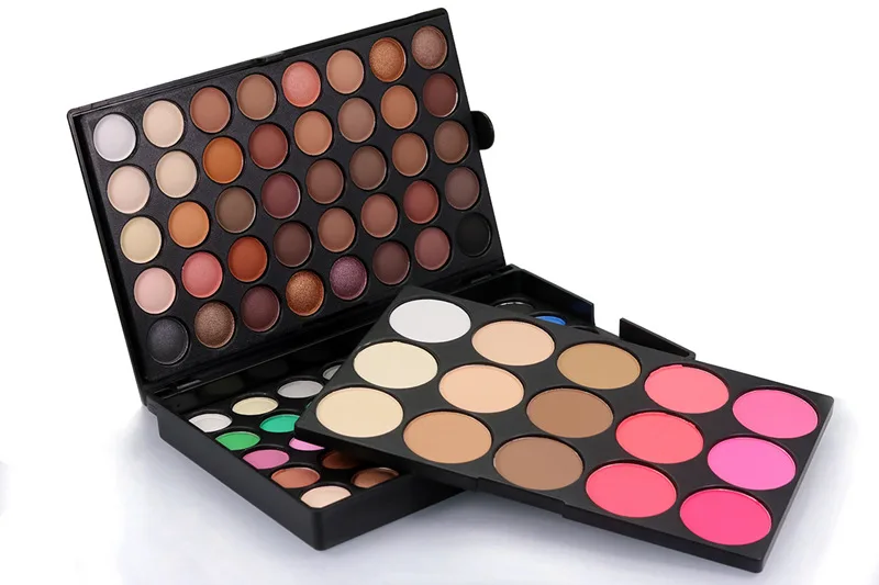Матовая popfeel тени для век Pallete Shimmer Блеск телесный 95 цветов мощность стойкая