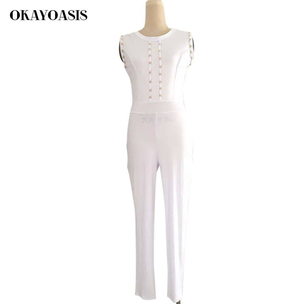 Новинка сексуальное Бандажное женские комбинезоны 2017 г. летнее платье без