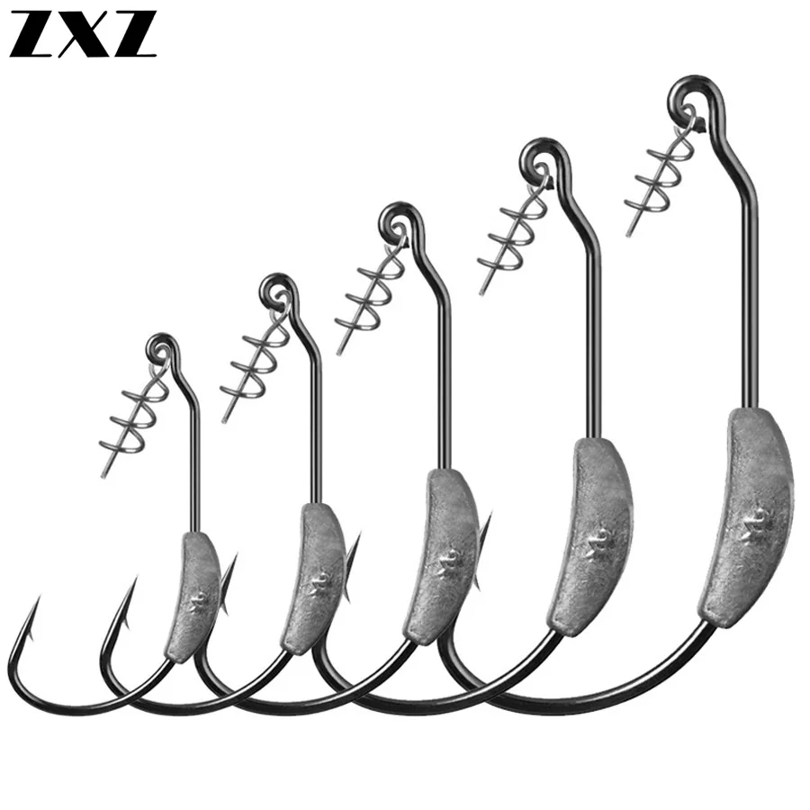 20 штук рыболовные Кривошип крючки с Lead Jig Head Крюк Приманка жесткая приманка