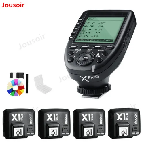 Godox Xpro S TTL II 2 4G X Системы Беспроводной Управление с дистанционным триггером 2x X1R