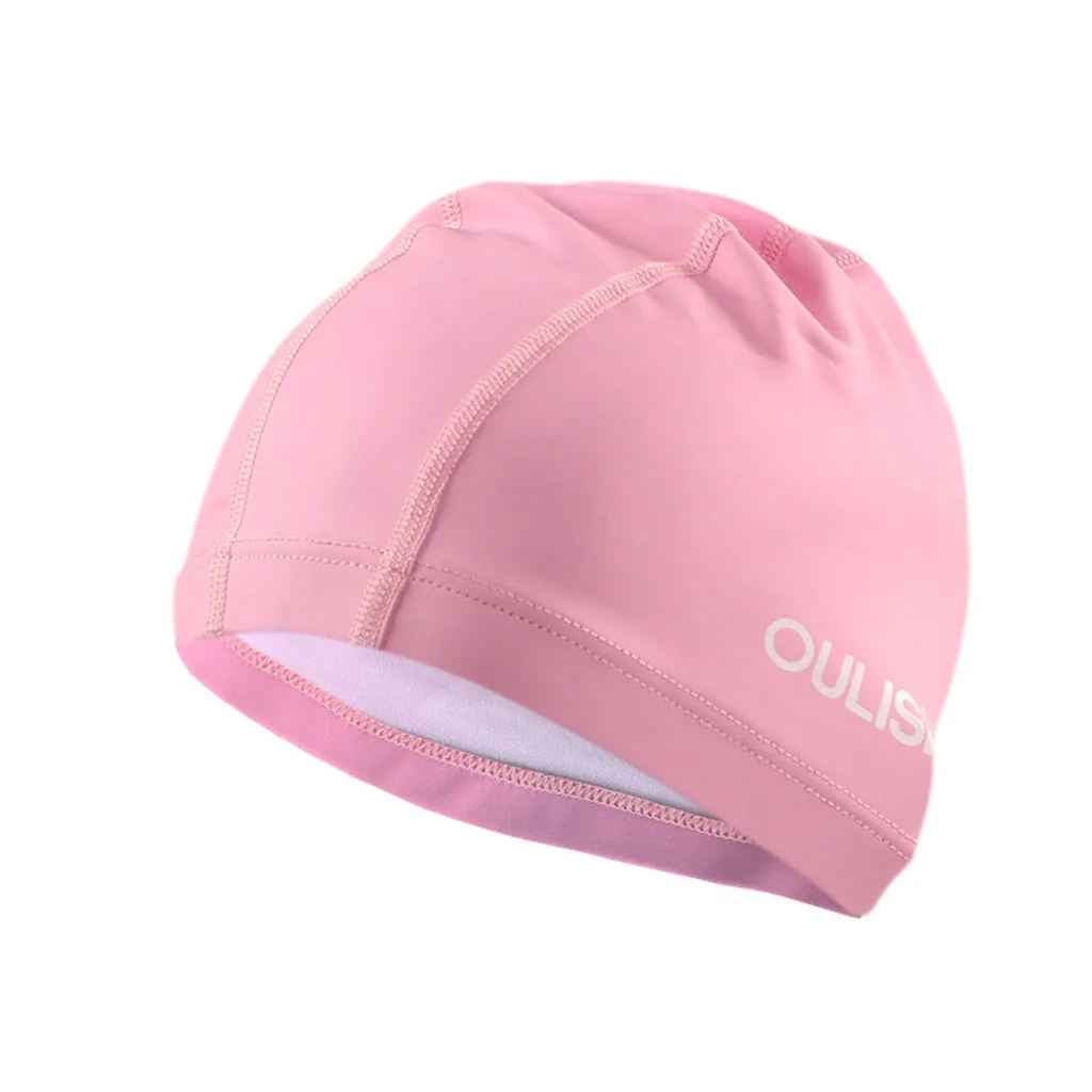 Pink AUSTINBEM новинка, спортивный плавательный бассейн, свободный размер, шапка для взрослых, для плавания, мягкая, эластичная, силиконовая, для бассейна, для пляжа, для плавания, летняя шапка - Цвет: Pink
