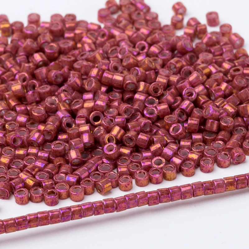 DB1016 Taidian Beadwork металлические бусины Miyuki Delica 11/0 для бисера браслет 1,6x1,3 мм японский бисер поставщик 10 г/лот около 2000 штук - Цвет: DB1016