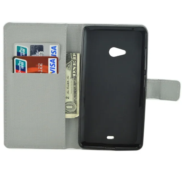 Кожаный чехол-кошелек для Nokia X 520 925 650 950 чехол-накладка для Nokia Lumia 535 630 635 930 540 640 Чехол-книжка с подставкой