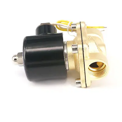 AC380V 1/2 &quotBSP соленоидный латунный клапан 2-портовый водный Воздух Масло 2W-160-15