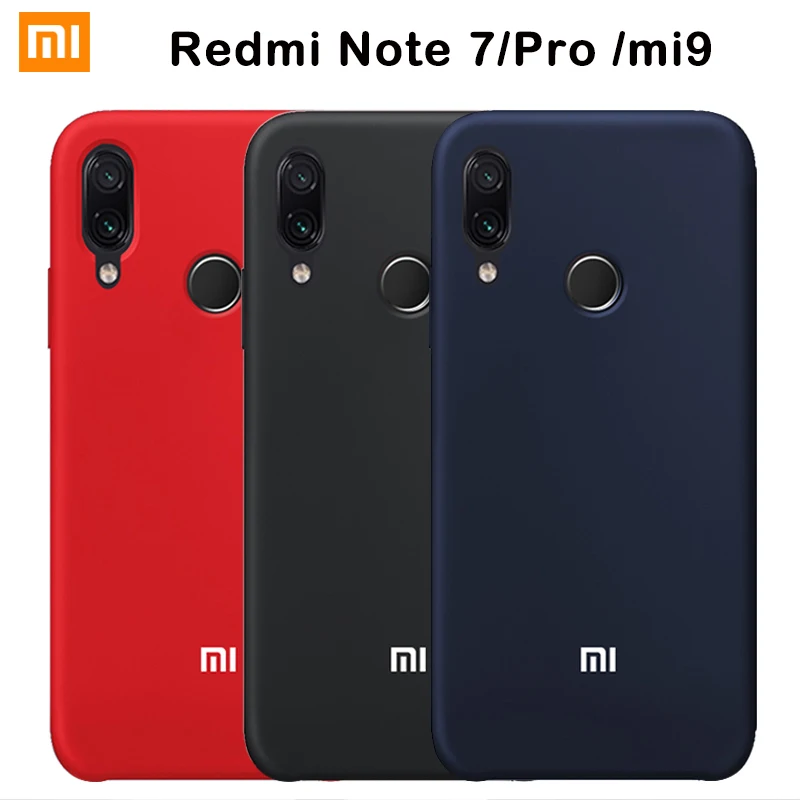 Простой Модный чехол для Xiaomi Redmi Note 7 Pro многоцветный Силиконовый мягкий защитный