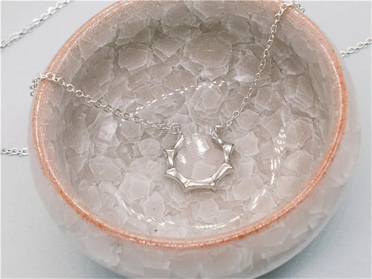 Горячее серебро 925 пробы, Корея, солнце, солнце, ключица, цепочка, знак, ожерелье, имитация аллергии, подарок на день рождения оптом