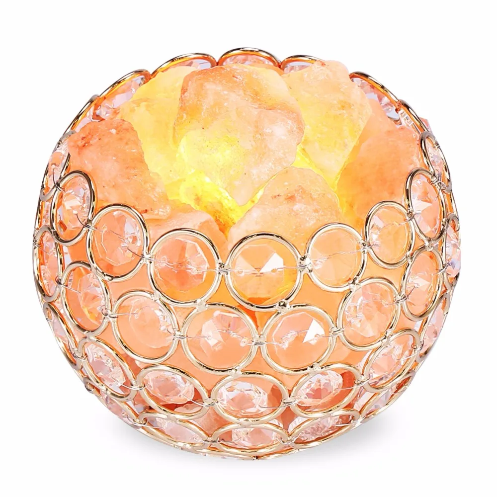 Новая Гималайская соляная лампа натуральный очиститель воздуха ночной Соляной