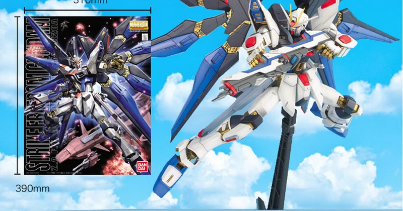 BANDAI MG 1/100 семян ZGMF-X20A Страйк Фридом экшн-фигурка Gundam Модель модификации