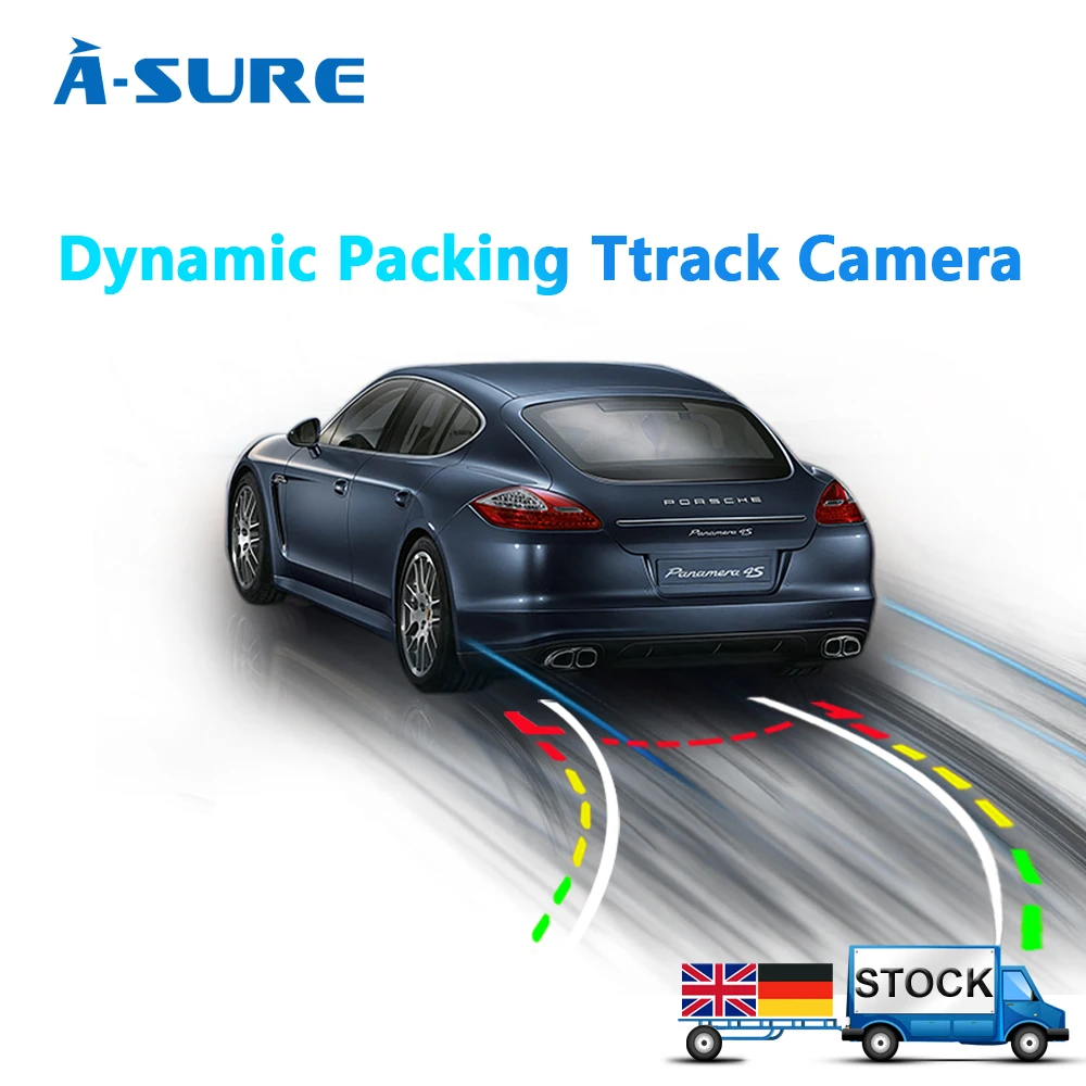 A-Sure Advanced Dynamic Parking Track заднего вида Реверсивный CCD камера HD 170 градусов ночного