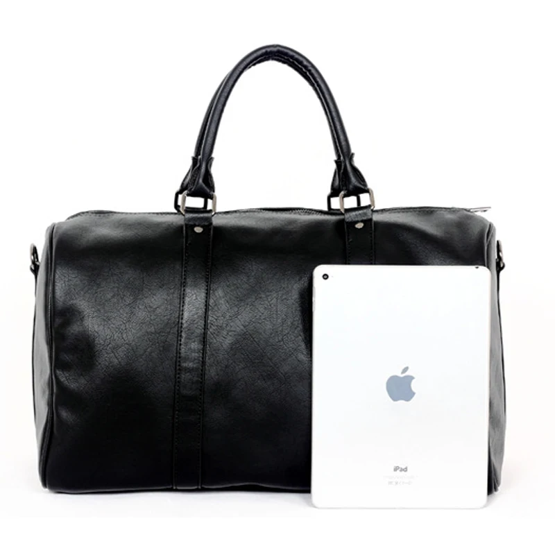 Модные большие дорожные винтажные сумки для мужчин/женщин из искусственной кожи