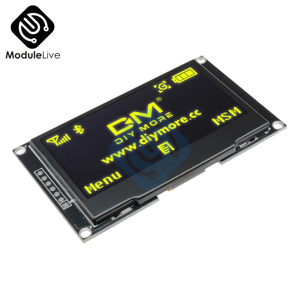 2,42 дюймовый ЖК-экран 12864 OLED дисплей модуль IIC IEC SPI серийный C51 STM32 SSD1309 для Arduino 128X64 белый/синий/зеленый/желтый
