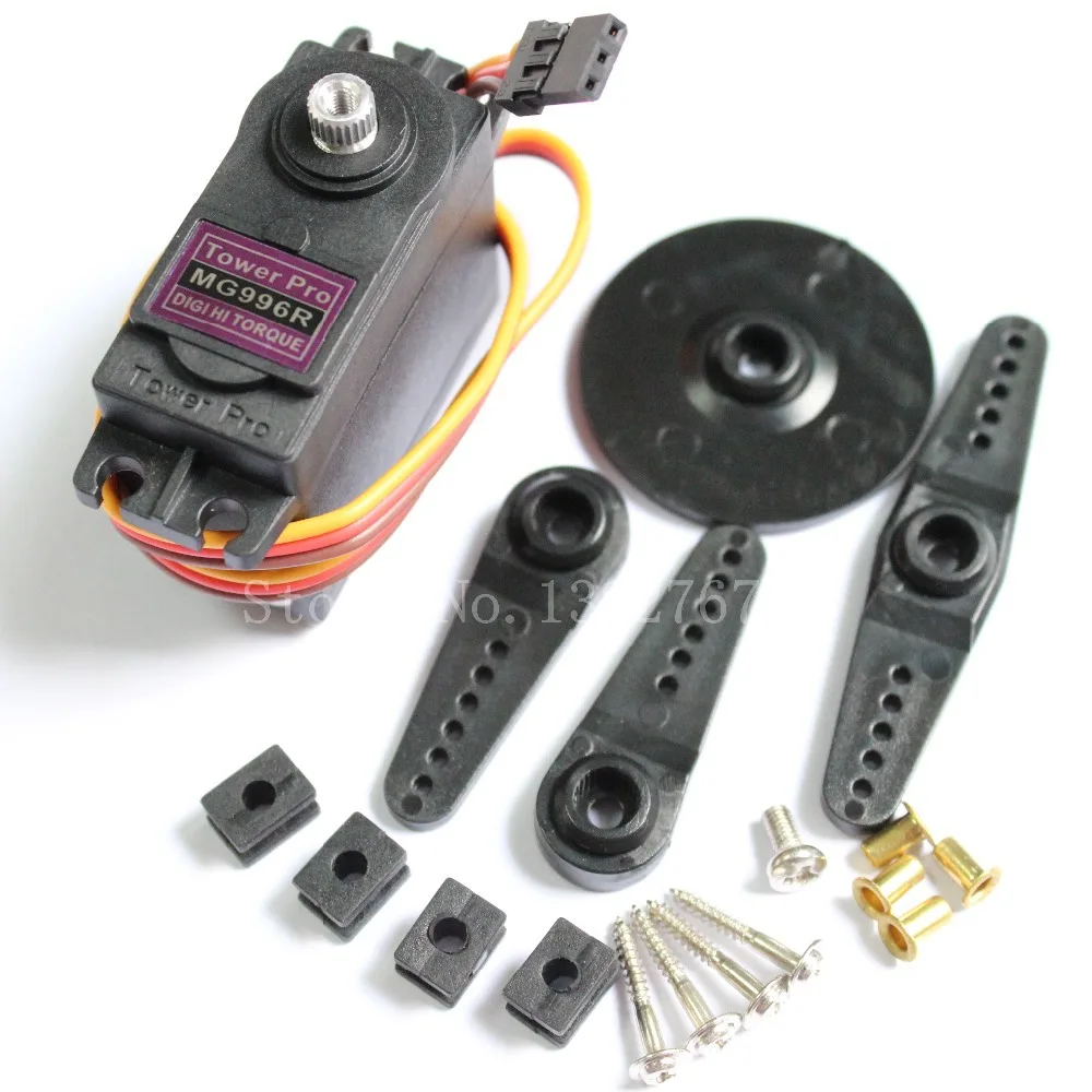 4 шт. оригинальный Серводвигатель Towerpro MG996R Цифровой Металлический шаровой