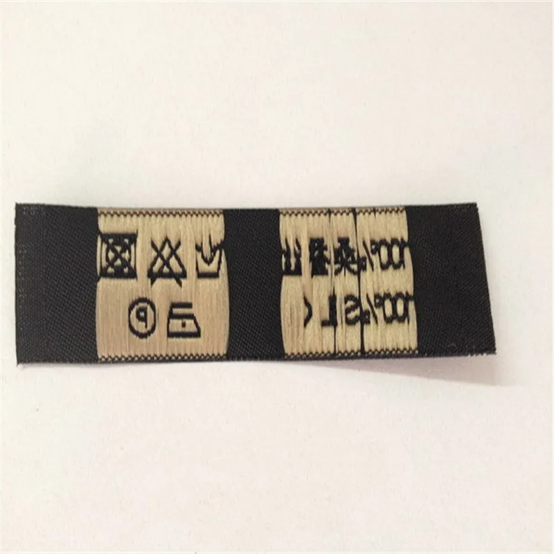 

Custom Garment Woven Label Clothing label High Density