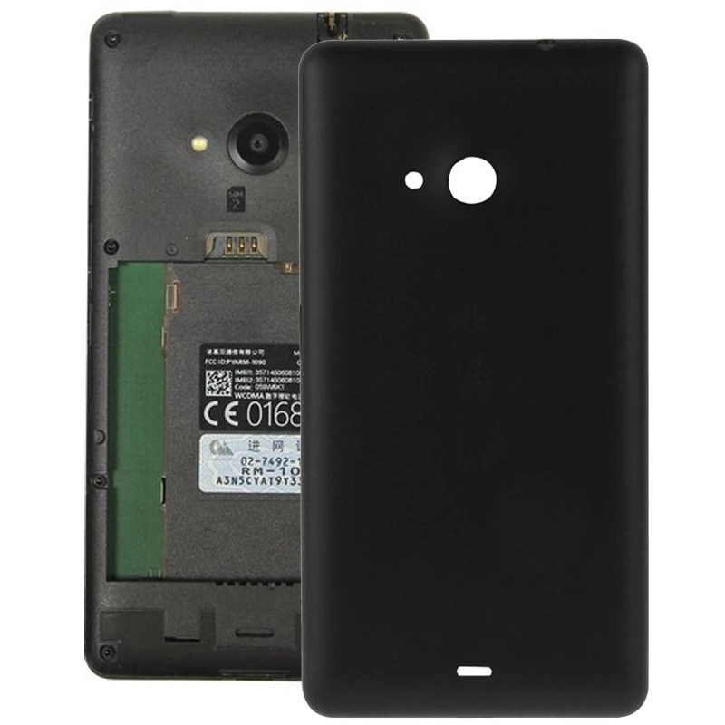 Матовая поверхность Пластиковая Задняя крышка корпуса Замена для microsoft Lumia 535