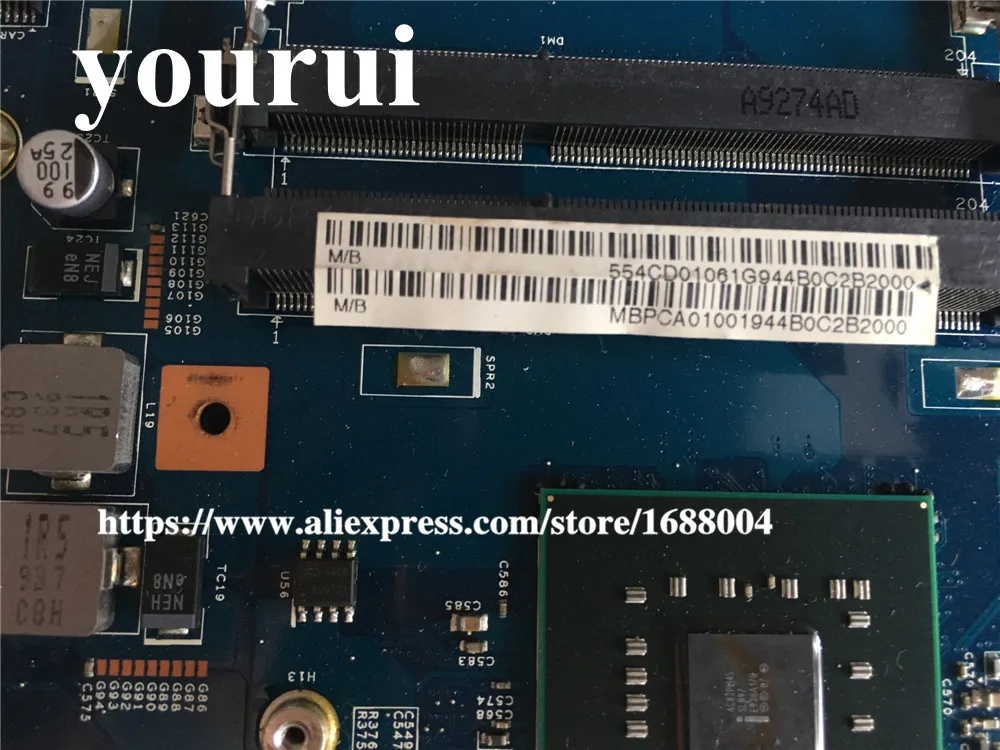 Материнская плата Xperia ca01001 MB.PCA01.001 для Acer aspire 7738 7738G JM70-MV 48.4CD01.021 | Компьютеры и офис