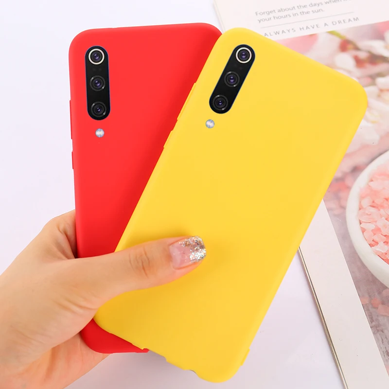 Чехол ярких цветов для Xiaomi Mi 9 мягкий силиконовый чехол Mi9 Ультратонкий из ТПУ