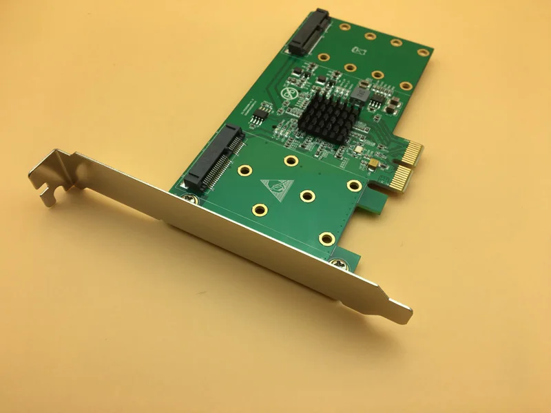 4 порта mSATA Raid Card PCIE Райзер карта конвертер PCI E SSD RAID ускорения расширенные карты