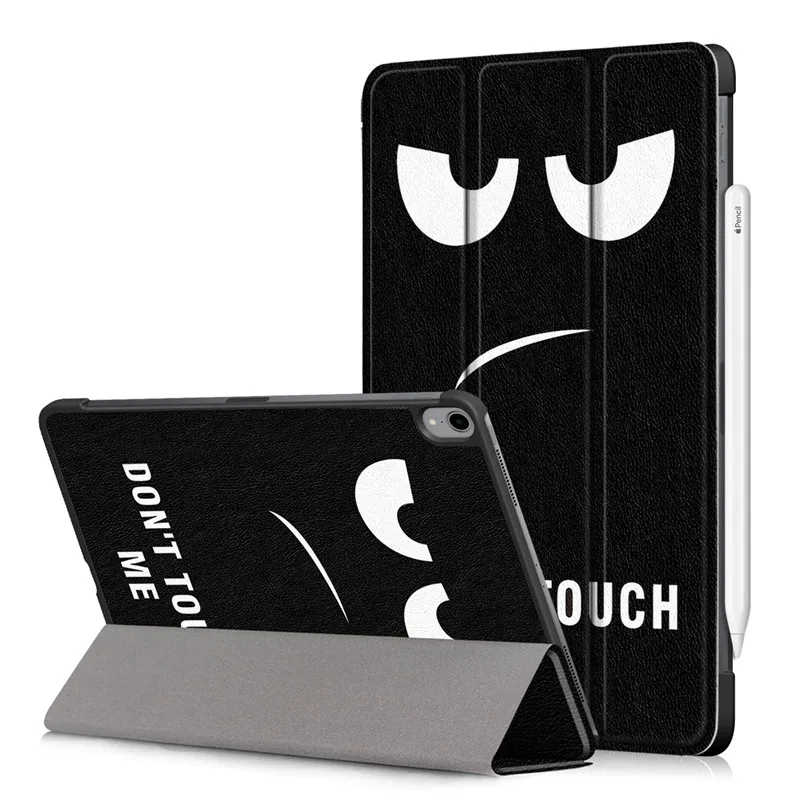 Flip Flower Painted Case for New IPad Pro 11 Release Ultra Slim PU Leather Trifold Stand Cover for IPad Pro 11 Case Fundas