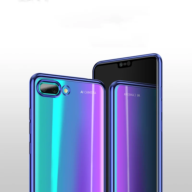 Роскошный чехол из ТПУ с покрытием для huawei Honor 8 9 10 Lite 20S 7A Pro 7C 8C 8X 9X Premium 10i View 20 чехол на P Smart Z Plus