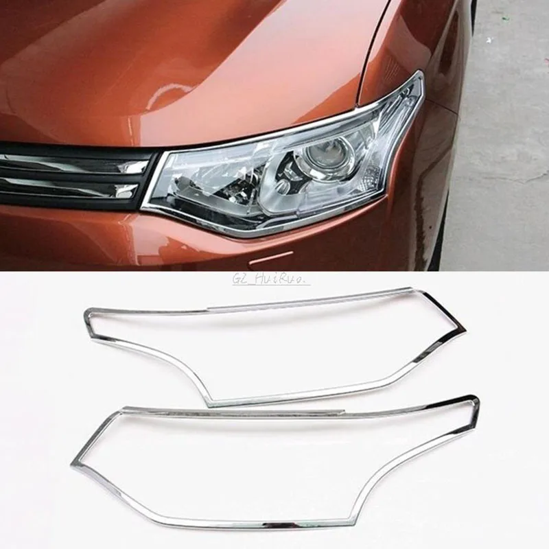 Подходит для mitsubishi outlander 2012 2013 2014 2015 АБС хромированная Защитная панель переднего