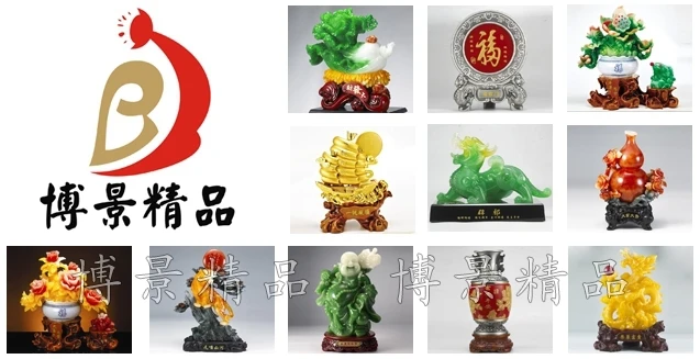 Tigers blessing to - imitation jade crafts resin ornaments gifts |