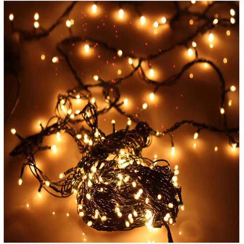 Guirlande Lumineuse из светодиодов рождественские огни на улице 100 новогодняя елка фея