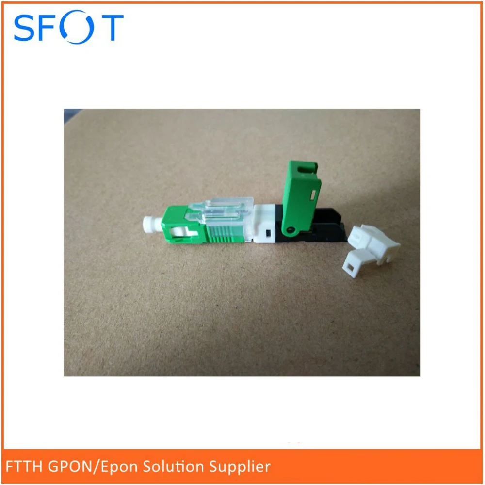 

SC/APC Fiber Optic Fast Connector, Fast Connecter high quanlity Pre-embedded, Telecommunication Standard