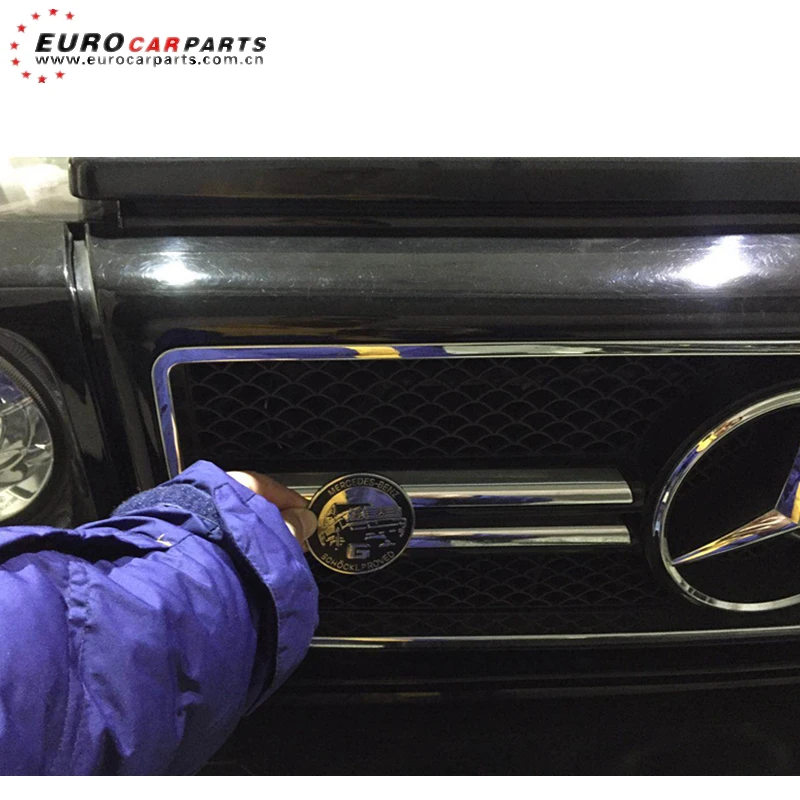 Аксессуары для автомобиля из нержавеющей стали G Class G500 G550 G350 G63 G65 35-летие эмблемы |