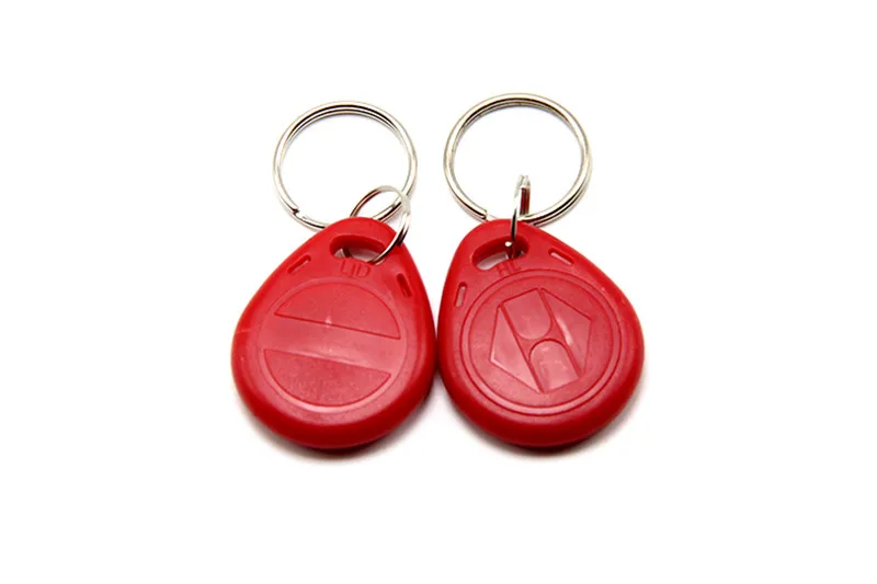 Red 10 шт. 125 кГц EM4305 записываемые EM ID брелоки RFID брелок для ключей карта бирка проксимность жетон доступ дубликат копия брелок - Цвет: Red