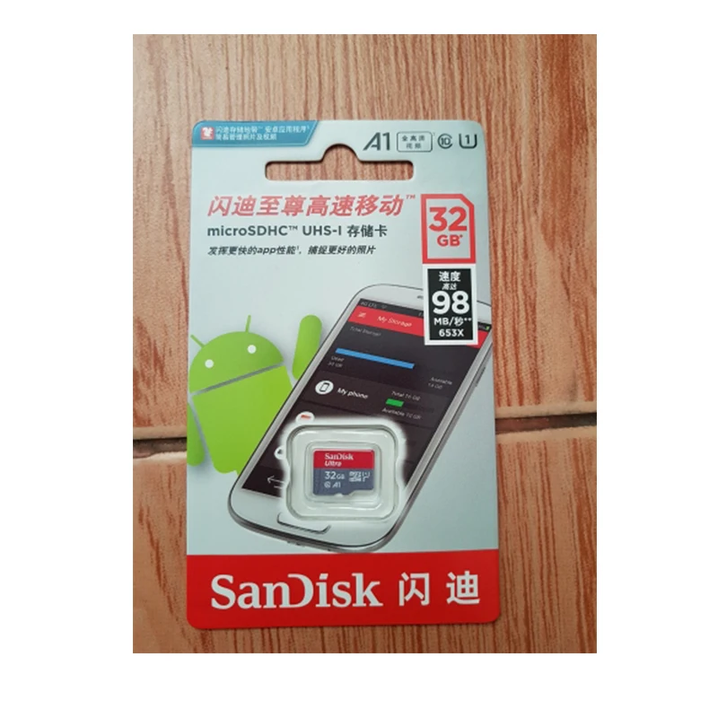 SanDisk Ultra Memory Cards 16GB 32GB 64GB 128GB micro SD Card microSDHC microSD UHS-I tf card A1 for Smartphone