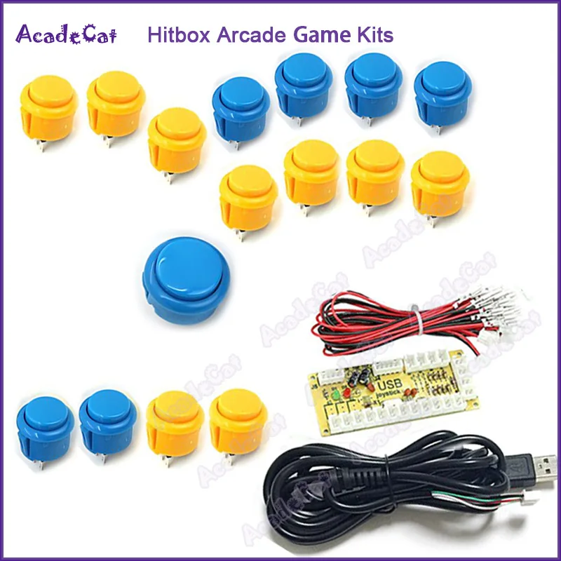 2019 Новое поступление Hitbox Нулевая задержка DIY PC/Raspberry Pi аркадные игровые наборы для