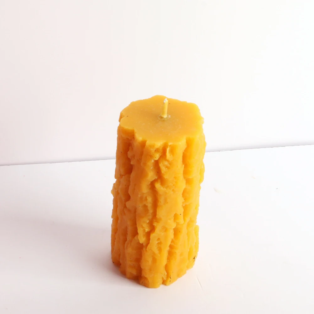 Tree stump candle silicone mold hand tree grain decorative | Дом и сад
